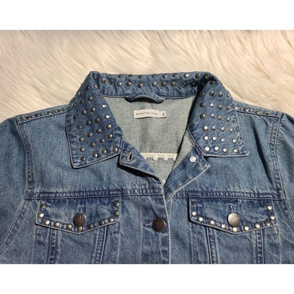 Samantha Sipos|You Are My Moon Denim Jacket, MEDIUM - Picture 10 of 14